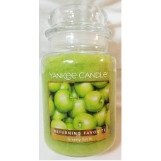 Yankee Candle GRANNY SMITH Large Jar 22 Oz Green Housewarmer New Wax   202403468063